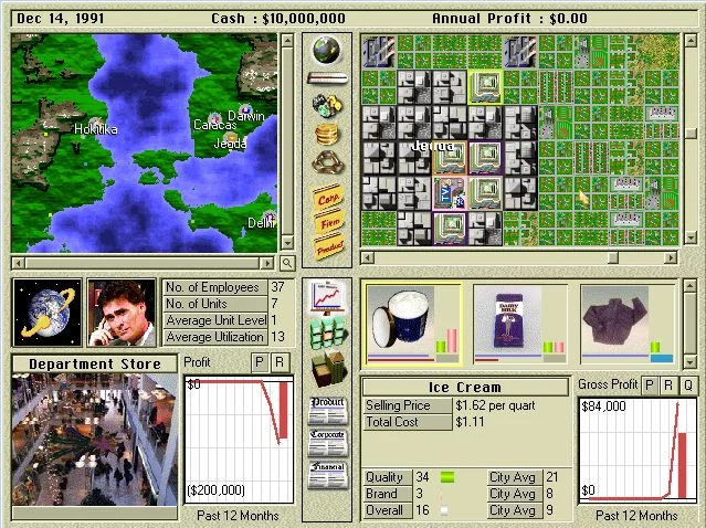 Изображение игры: Capitalism Plus