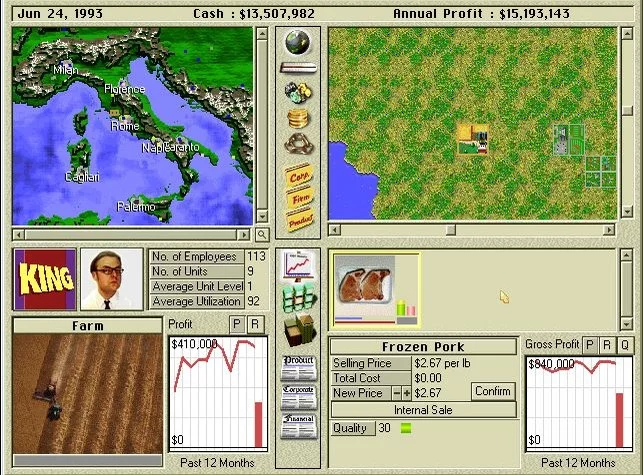 Изображение игры: Capitalism Plus