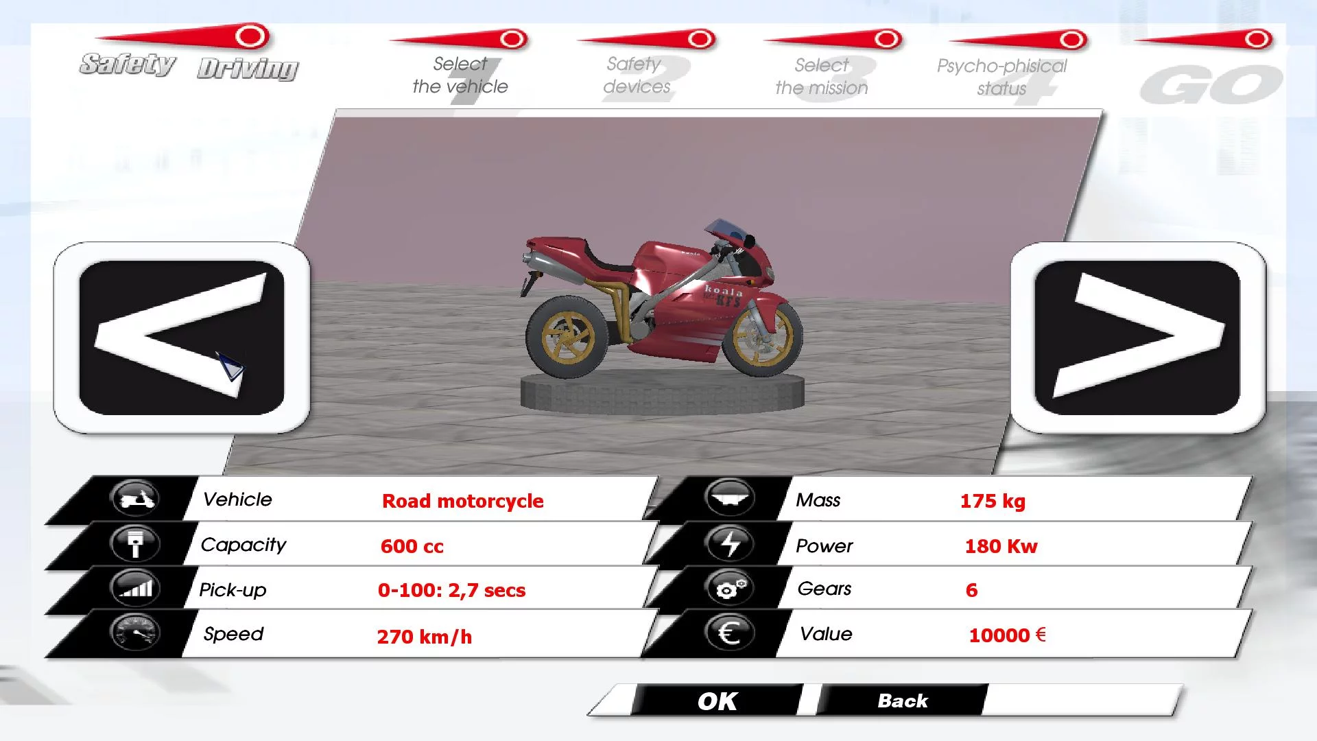 Изображение игры: Safety Driving Simulator: Motorbike