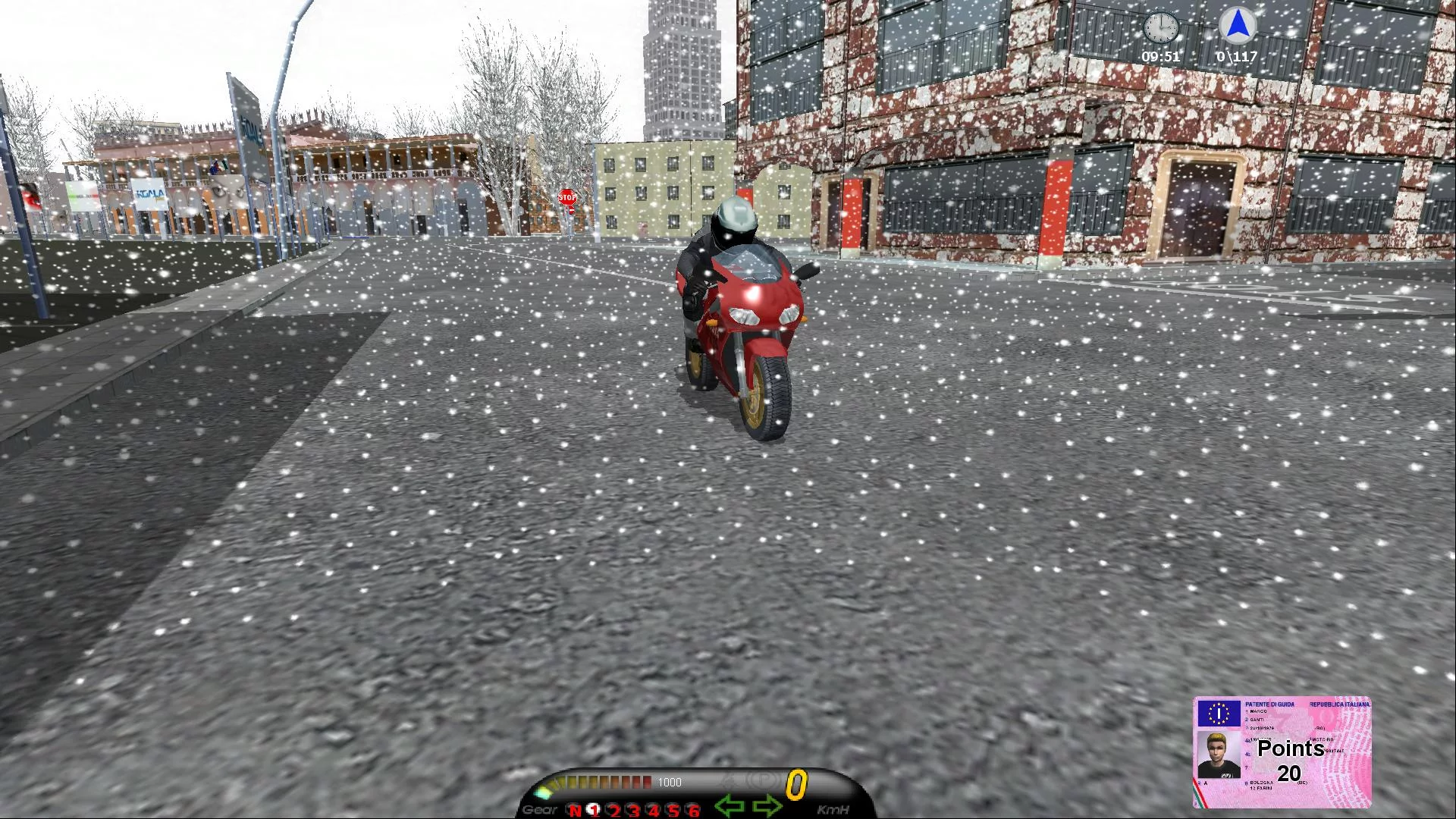 Изображение игры: Safety Driving Simulator: Motorbike