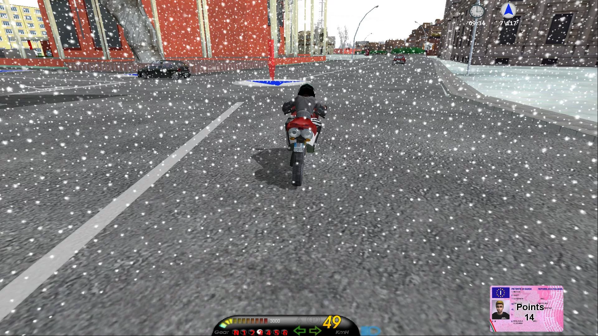Изображение игры: Safety Driving Simulator: Motorbike