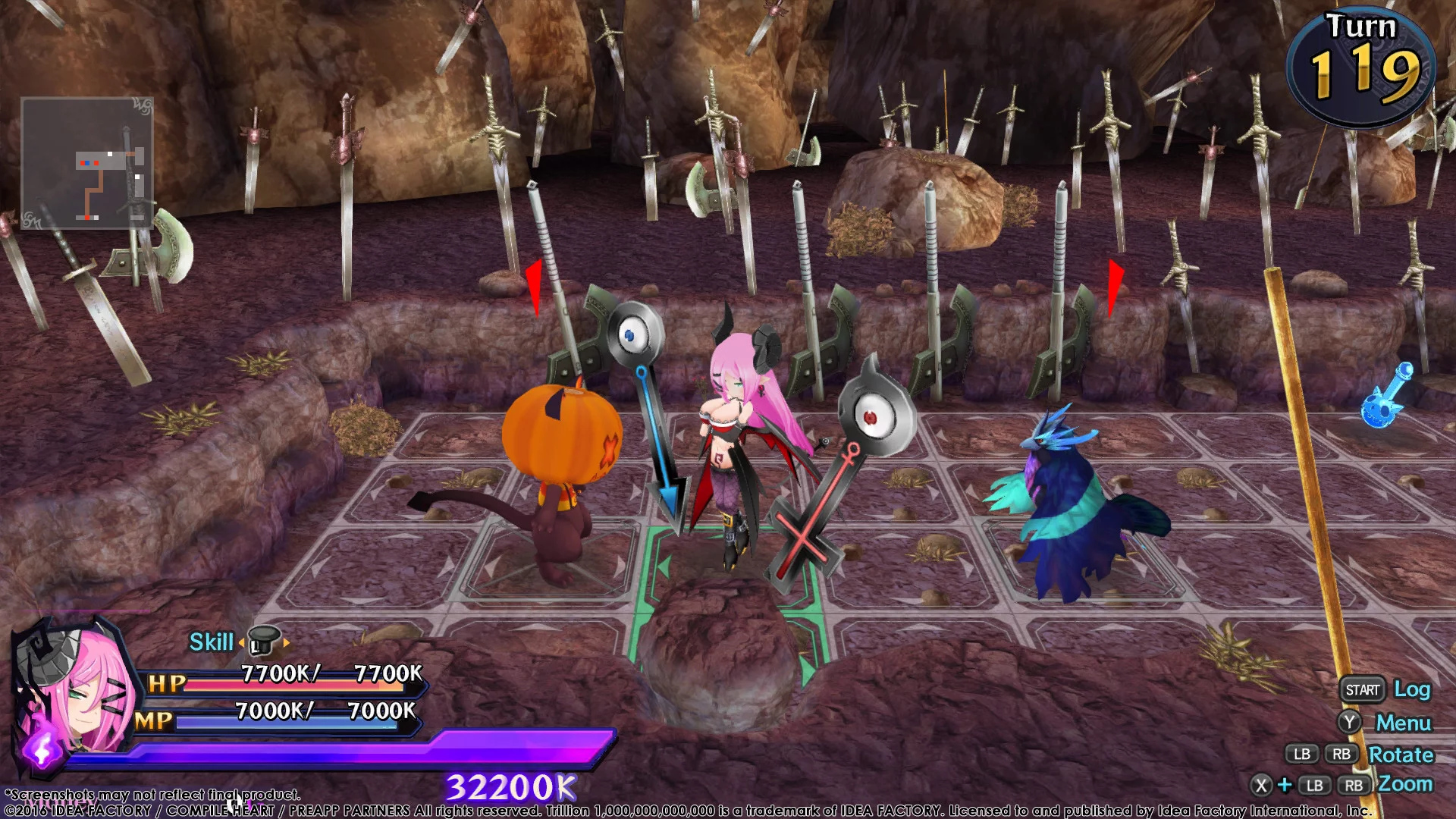 Изображение игры: Trillion: God of Destruction