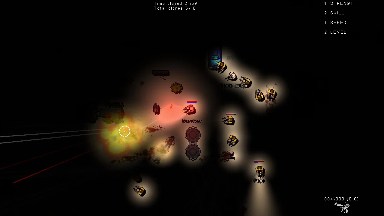 Изображение игры: One Clone Left