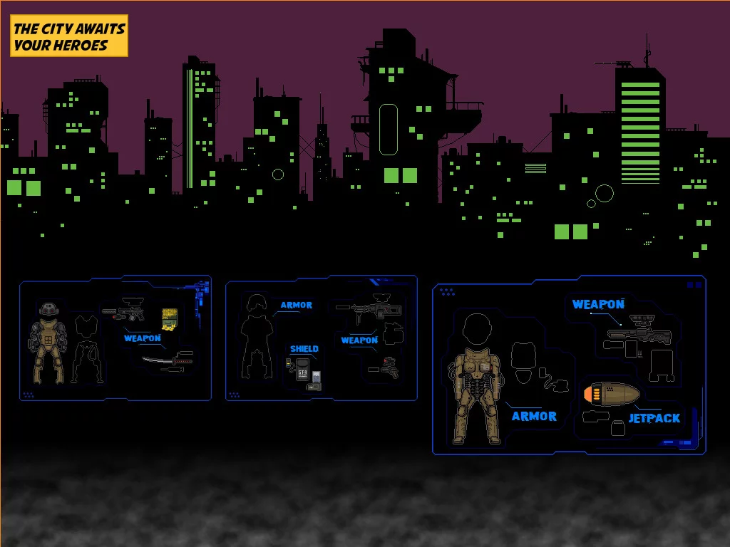 Изображение игры: Neon Hardcorps