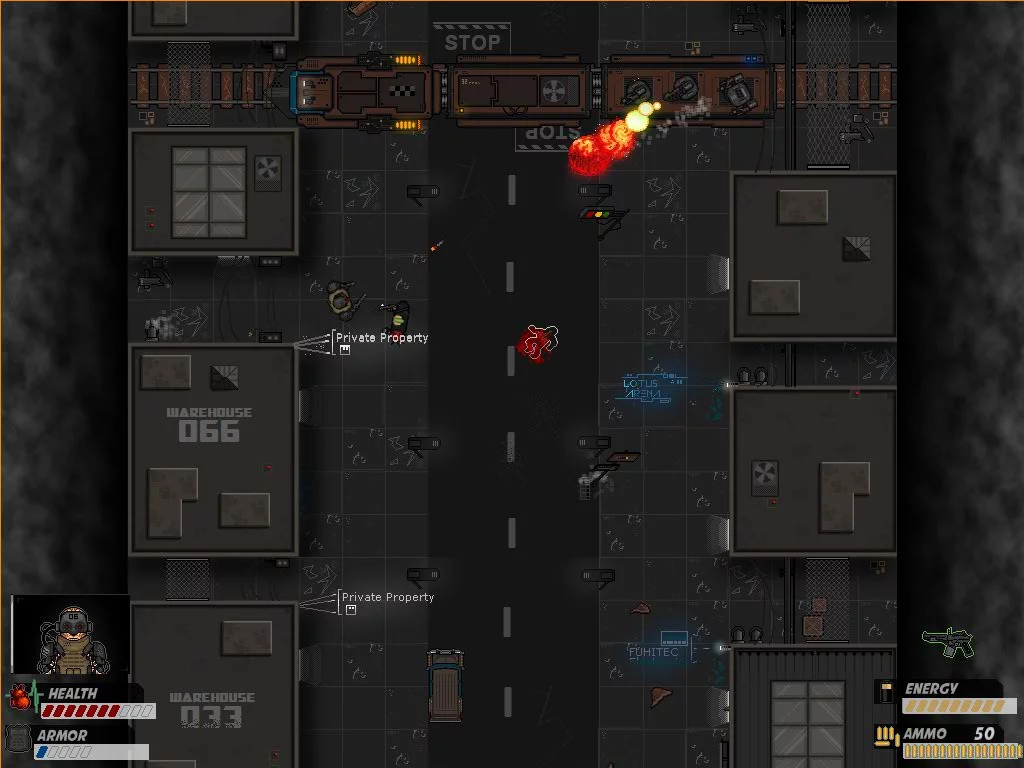 Изображение игры: Neon Hardcorps