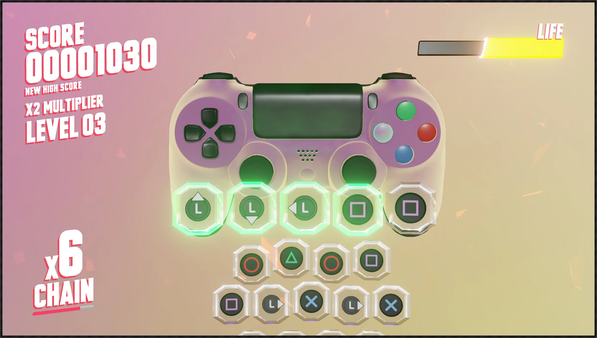 Изображение игры: Button Frenzy