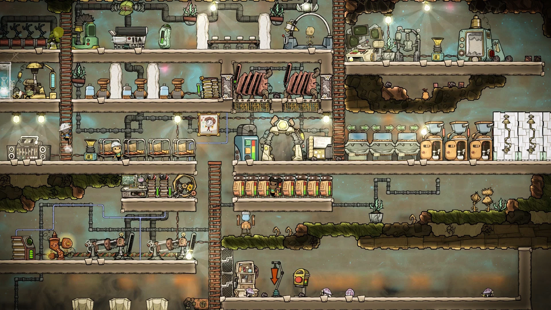 Изображение игры: Oxygen Not Included