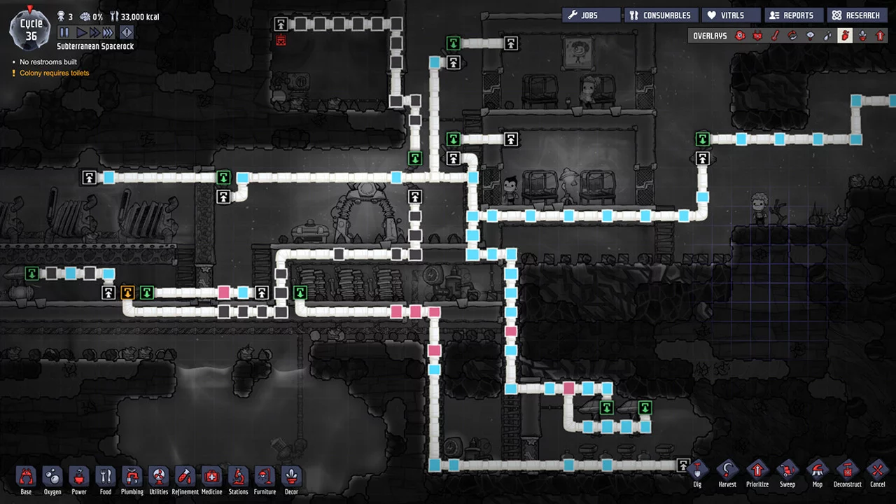 Изображение игры: Oxygen Not Included