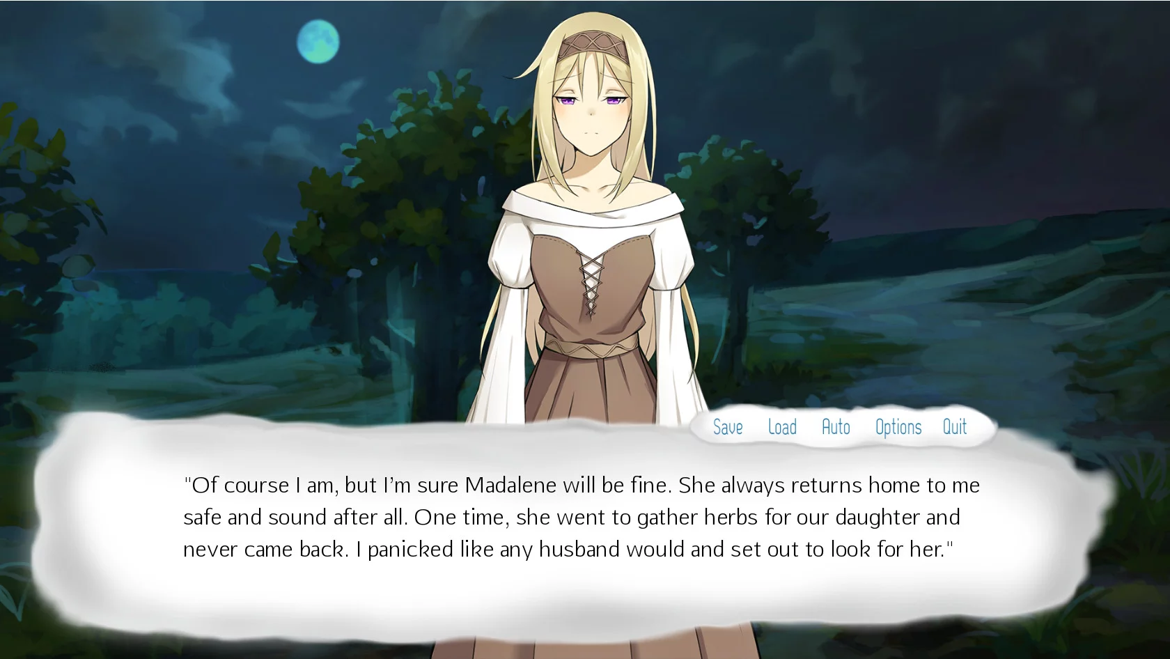 Изображение игры: Forgotten, Not Lost - A Kinetic Novel
