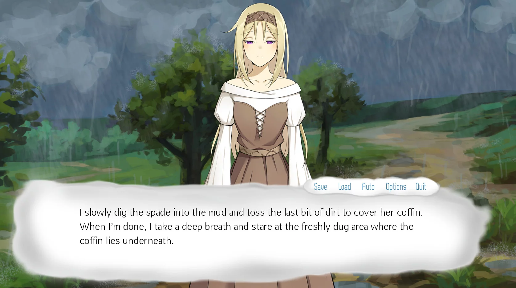 Изображение игры: Forgotten, Not Lost - A Kinetic Novel
