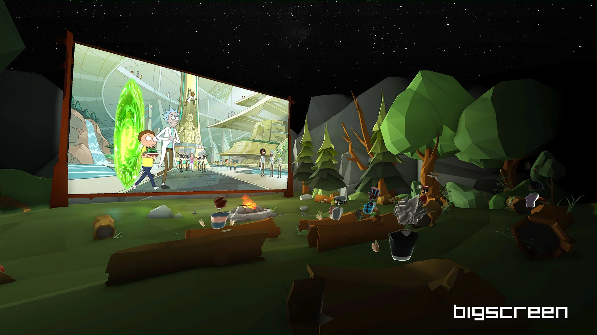 Изображение игры: Bigscreen Beta