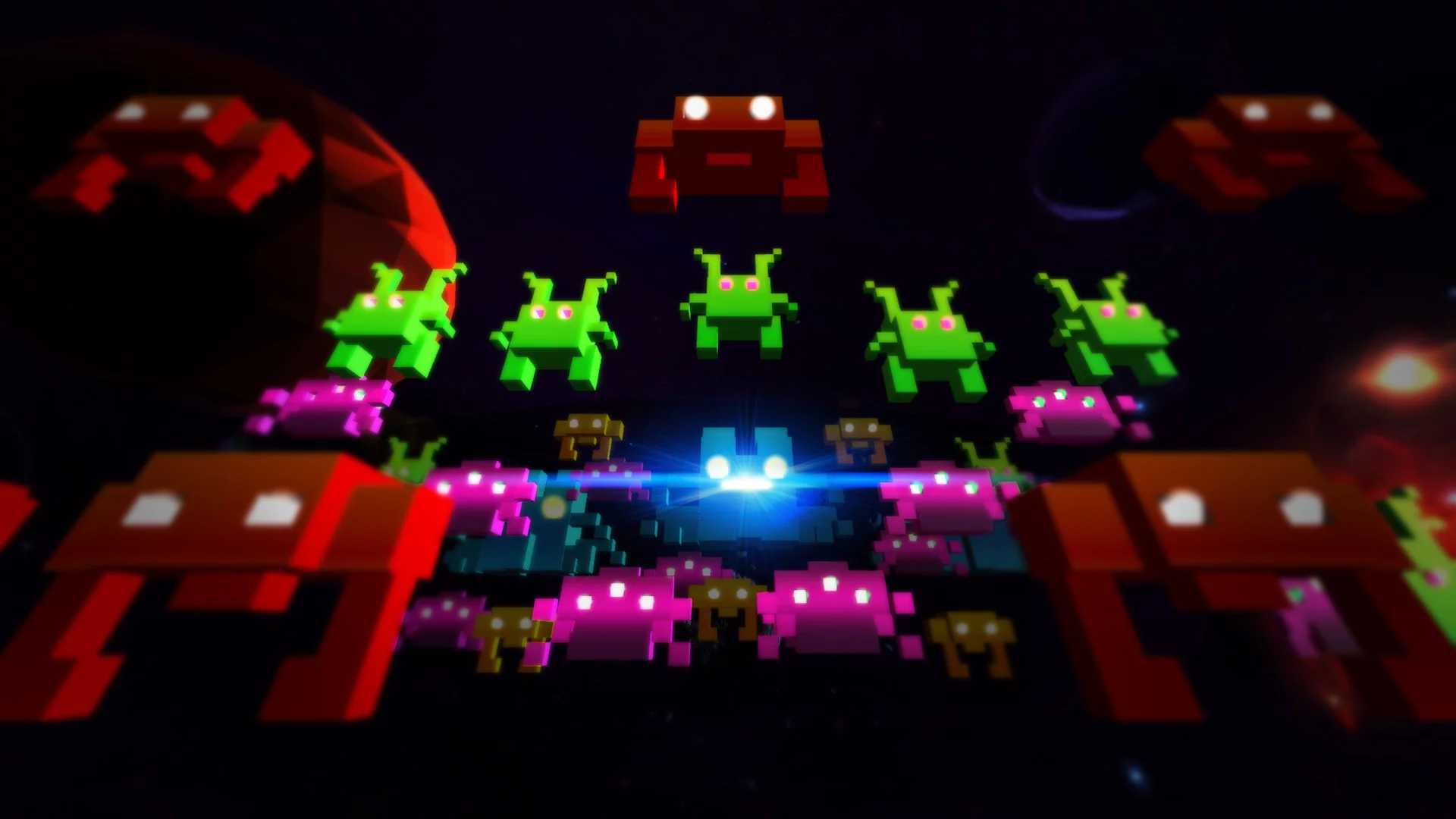 Изображение игры: Space Bit Attack