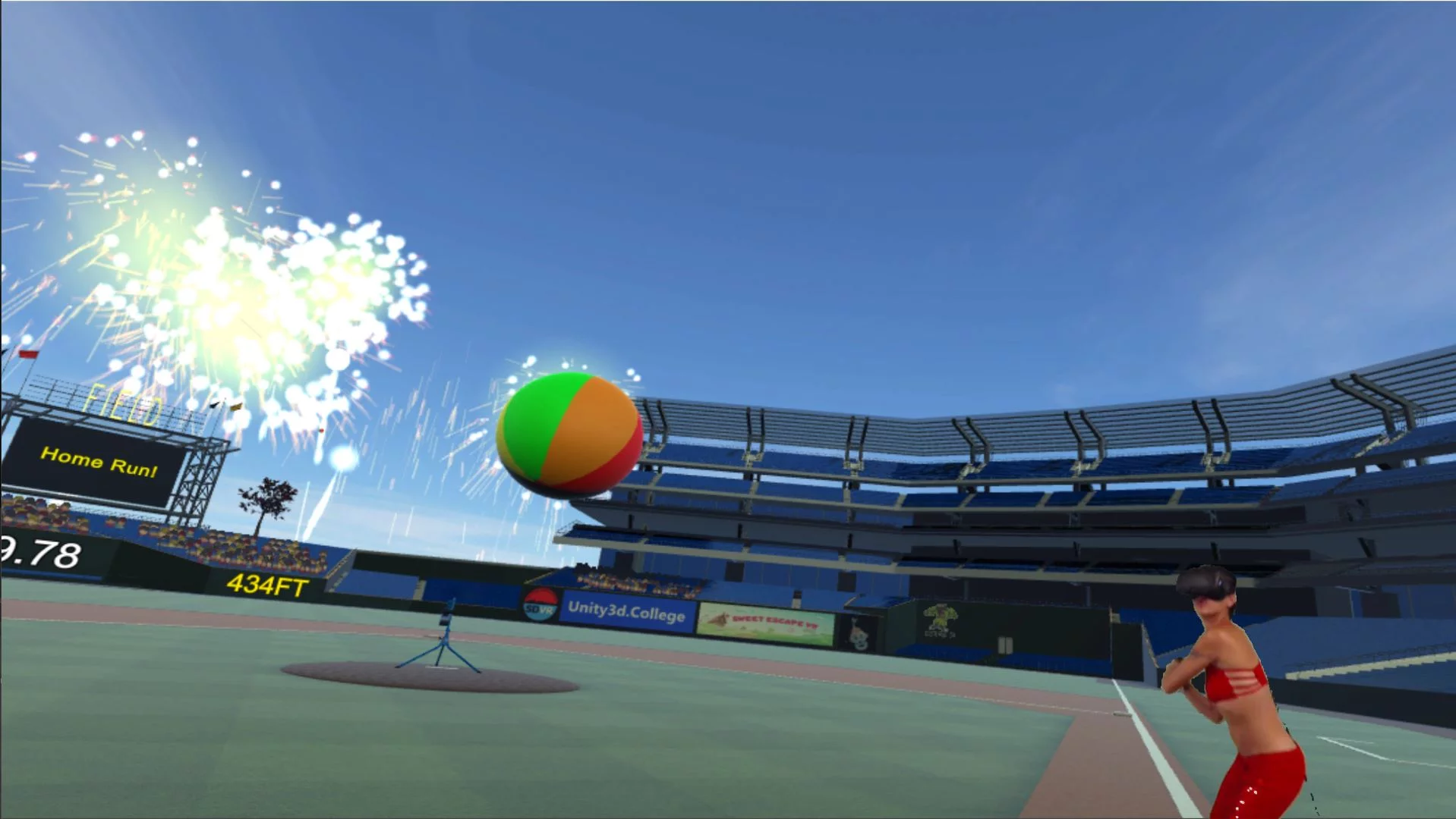 Изображение игры: VR Baseball