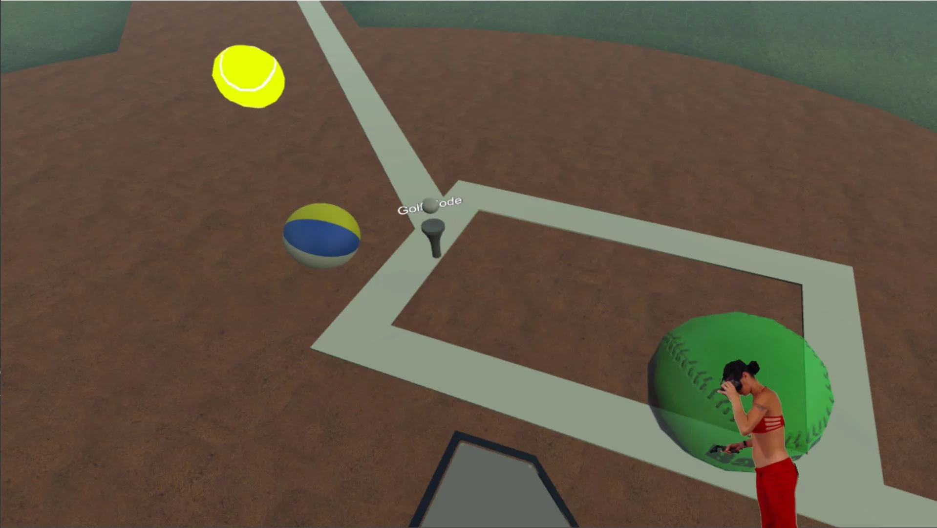 Изображение игры: VR Baseball