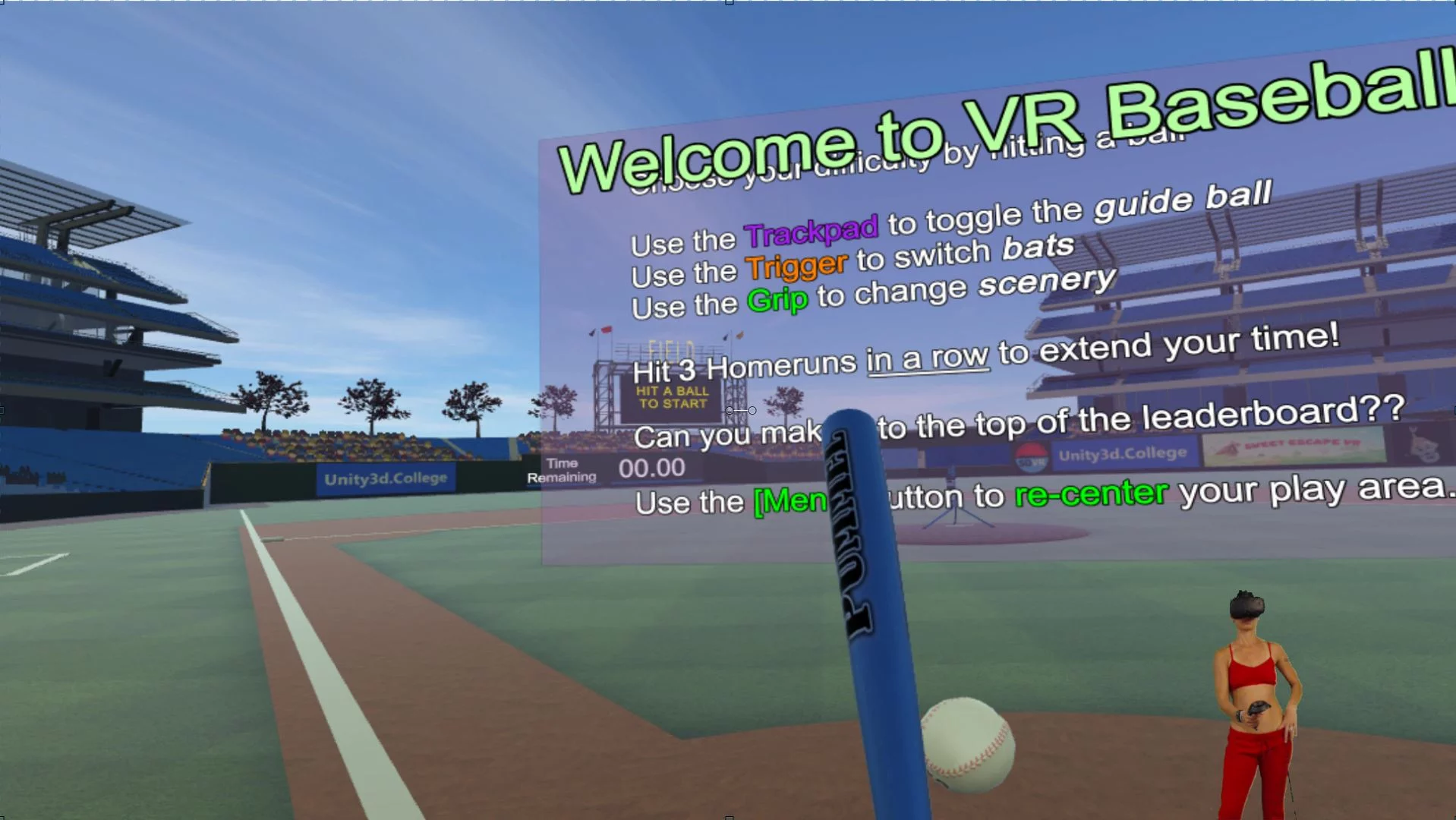 Изображение игры: VR Baseball