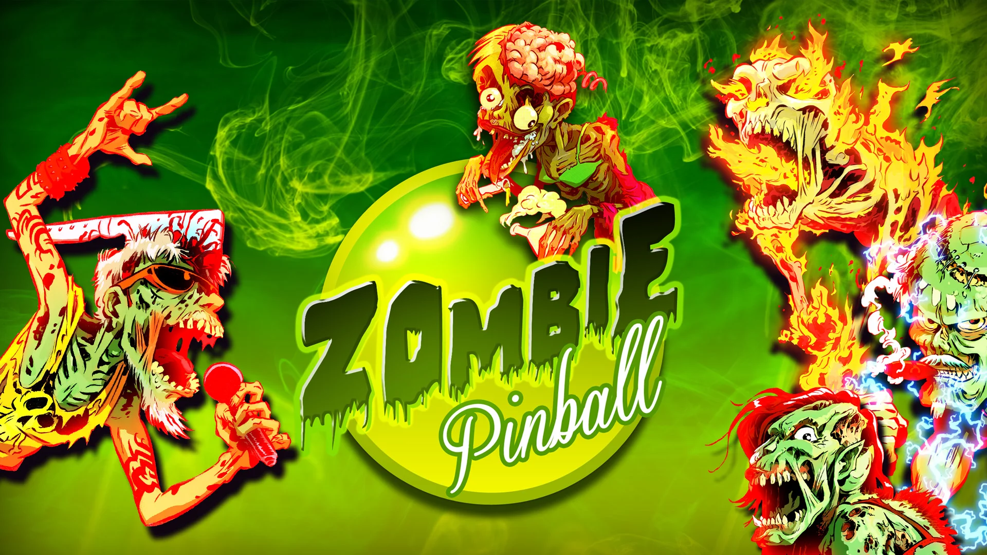 Изображение игры: Zombie Pinball