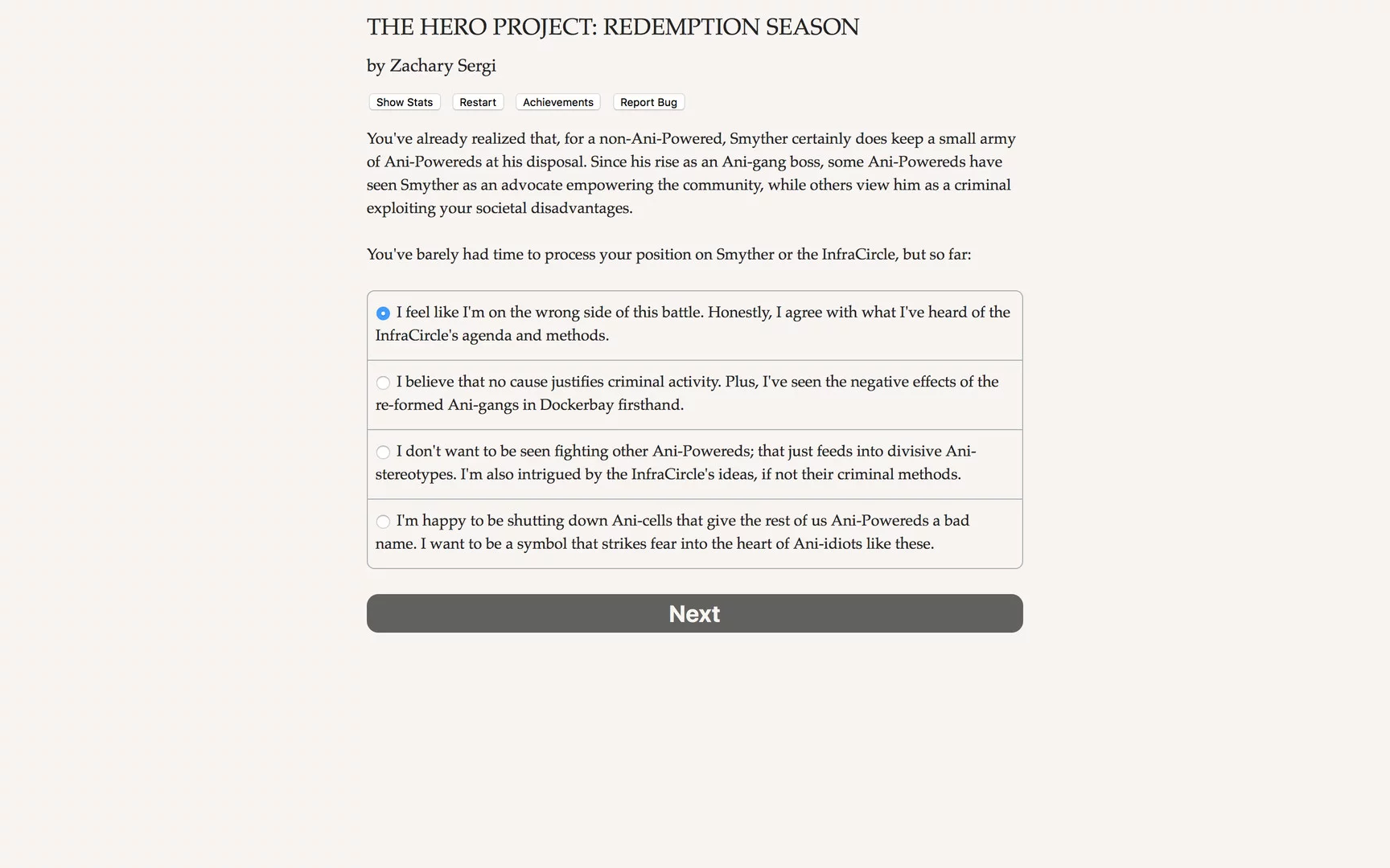 Изображение игры: The Hero Project: Redemption Season