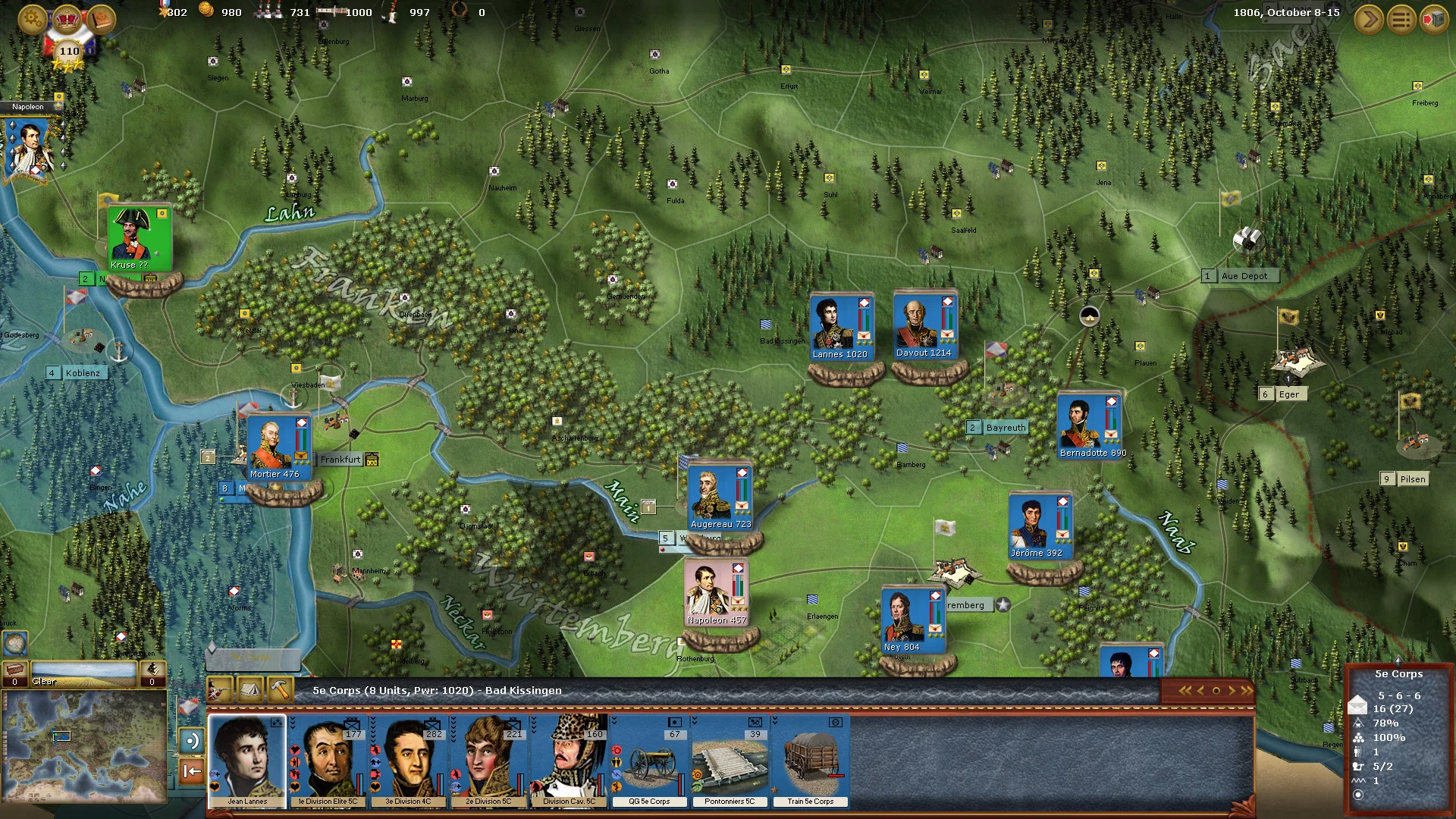 Изображение игры: Wars of Napoleon