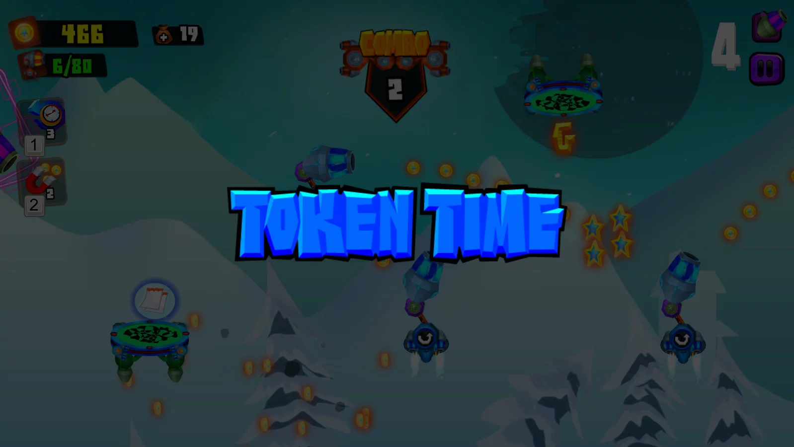 Изображение игры: Galaxy Cannon Rider