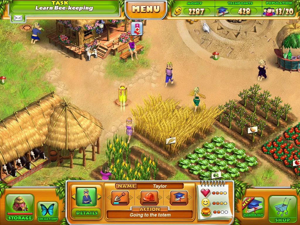 Изображение игры: Farm Tribe