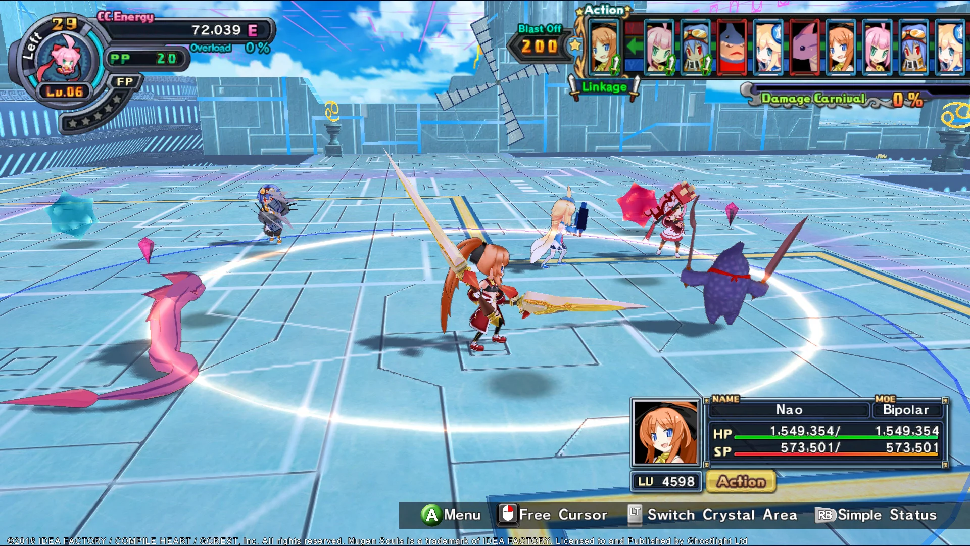 Изображение игры: Mugen Souls Z