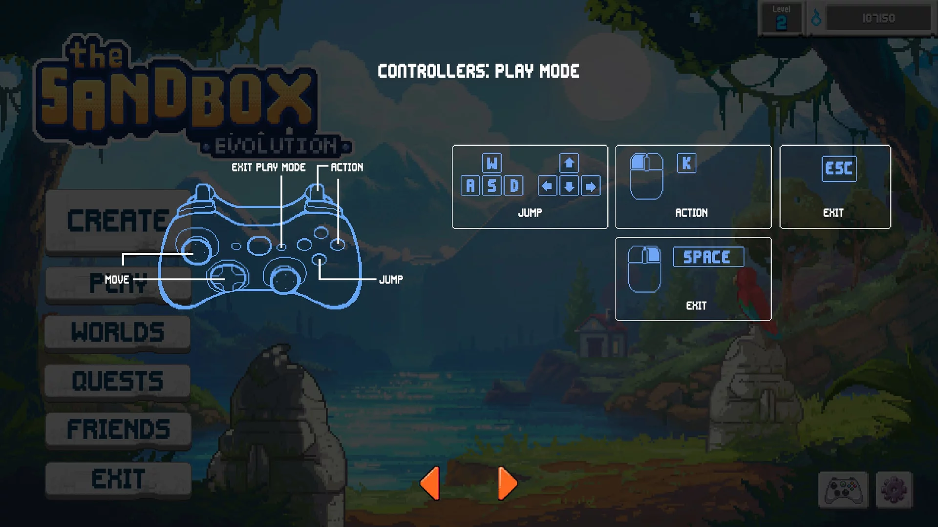 Изображение игры: The Sandbox Evolution - Craft a 2D Pixel Universe!