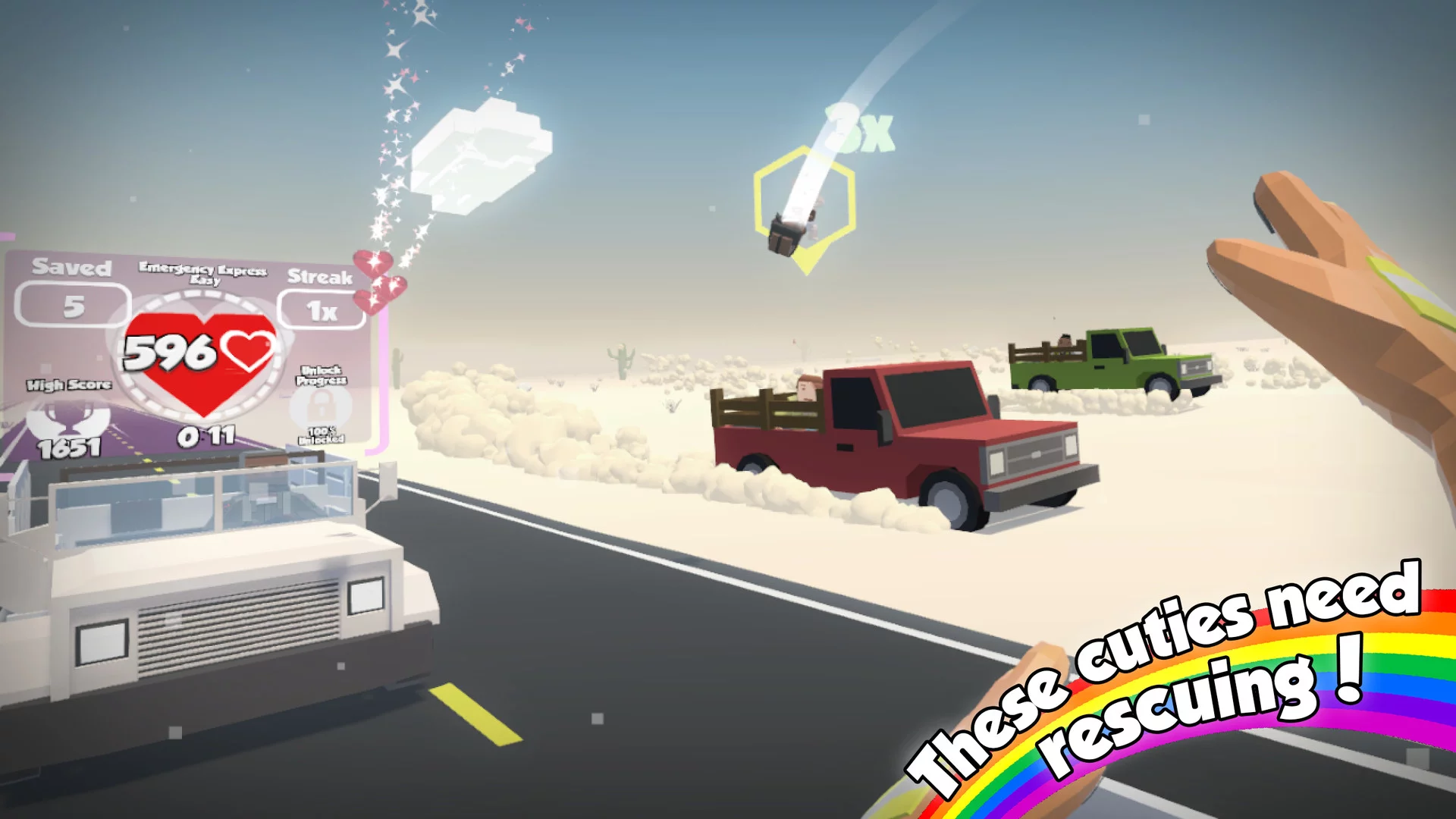 Изображение игры: Rescuties! VR