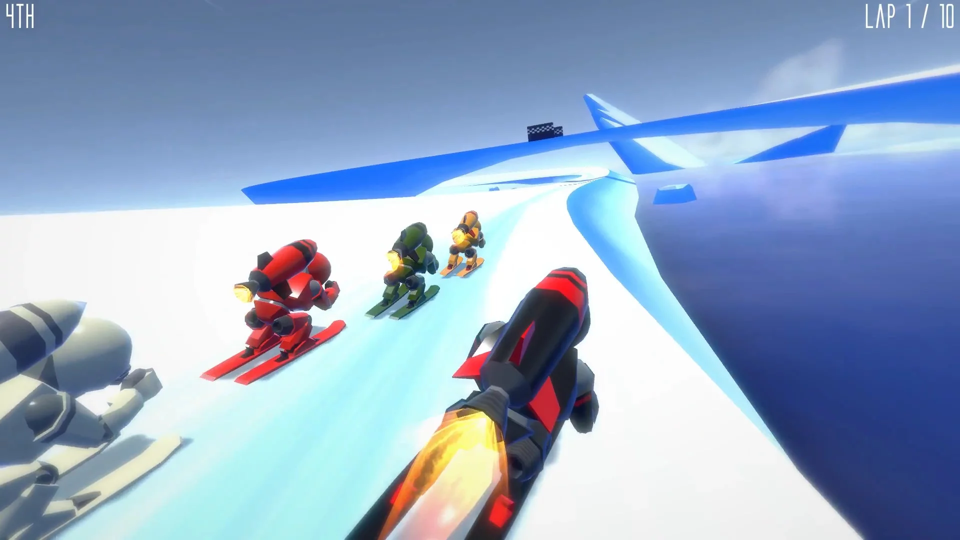 Изображение игры: Rocket Ski Racing