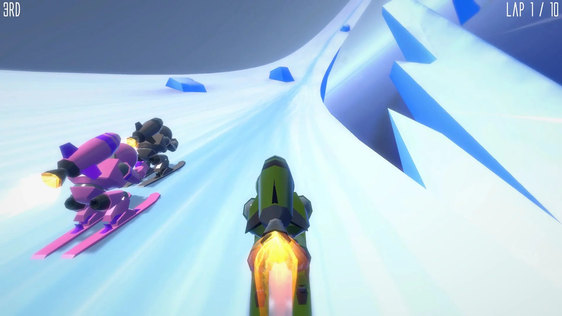 Изображение игры: Rocket Ski Racing