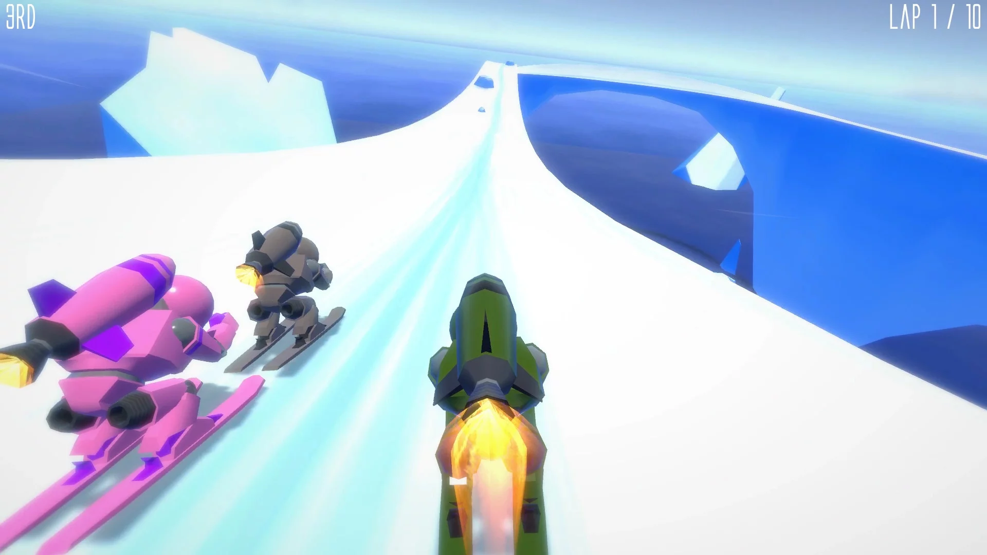 Изображение игры: Rocket Ski Racing