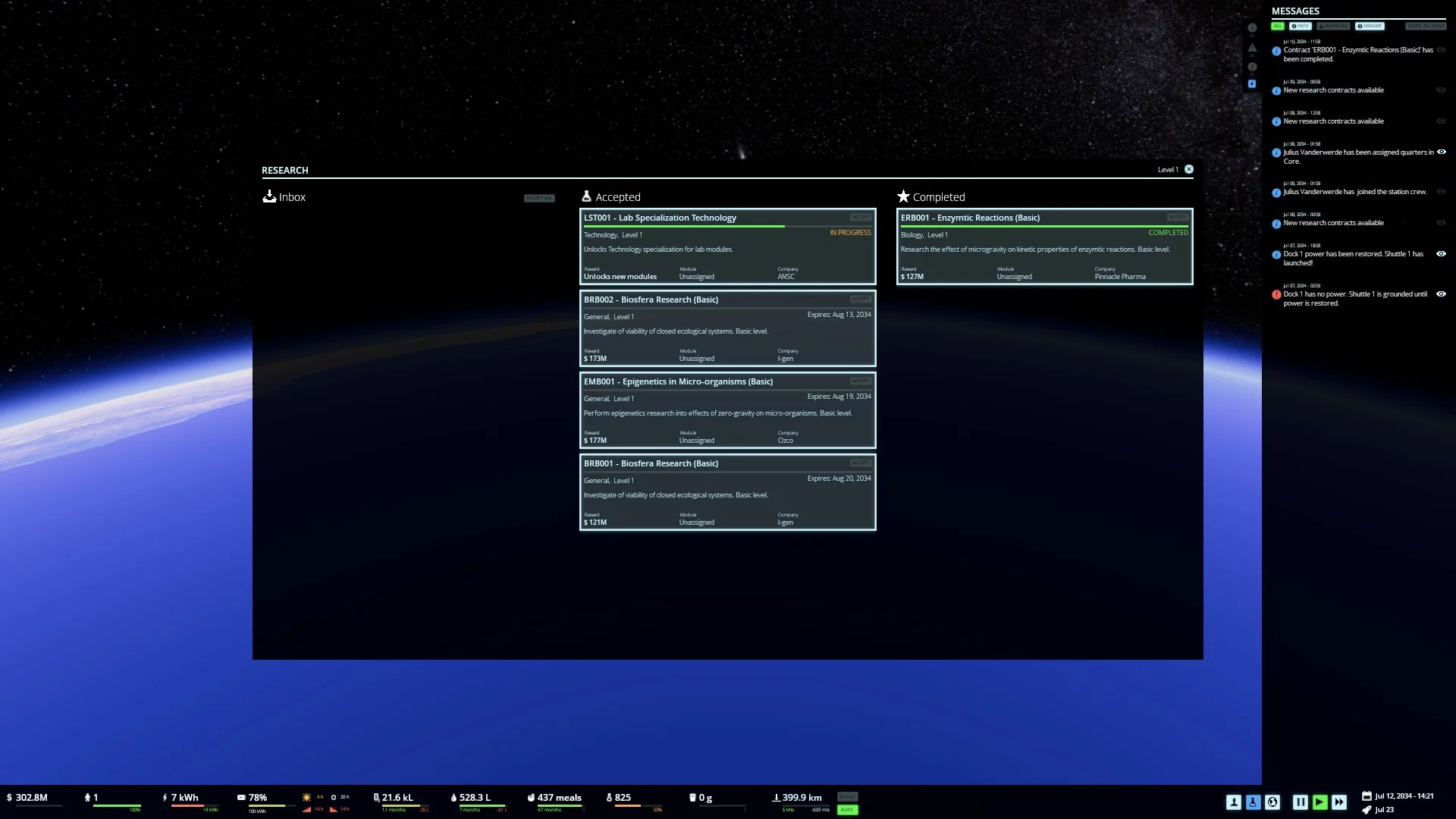 Изображение игры: Stable Orbit - Build your own space station