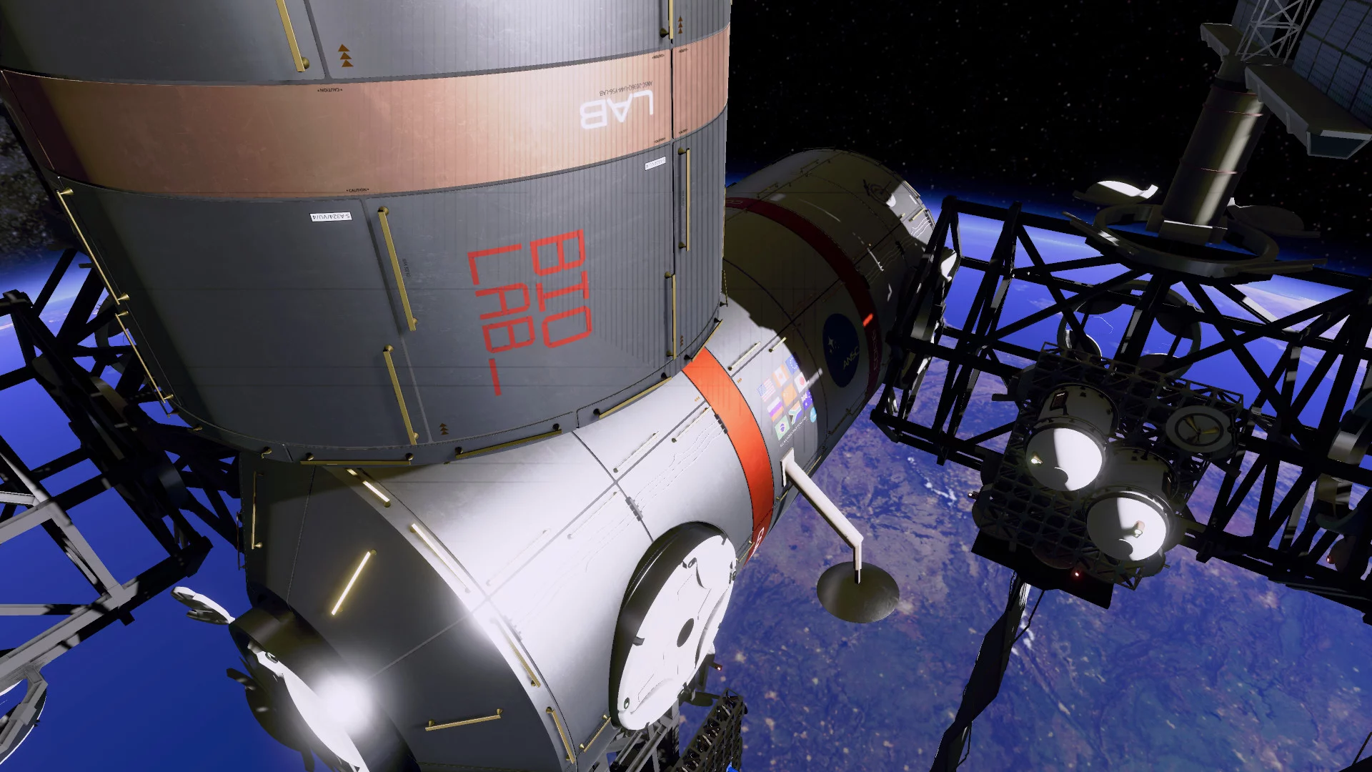 Изображение игры: Stable Orbit - Build your own space station