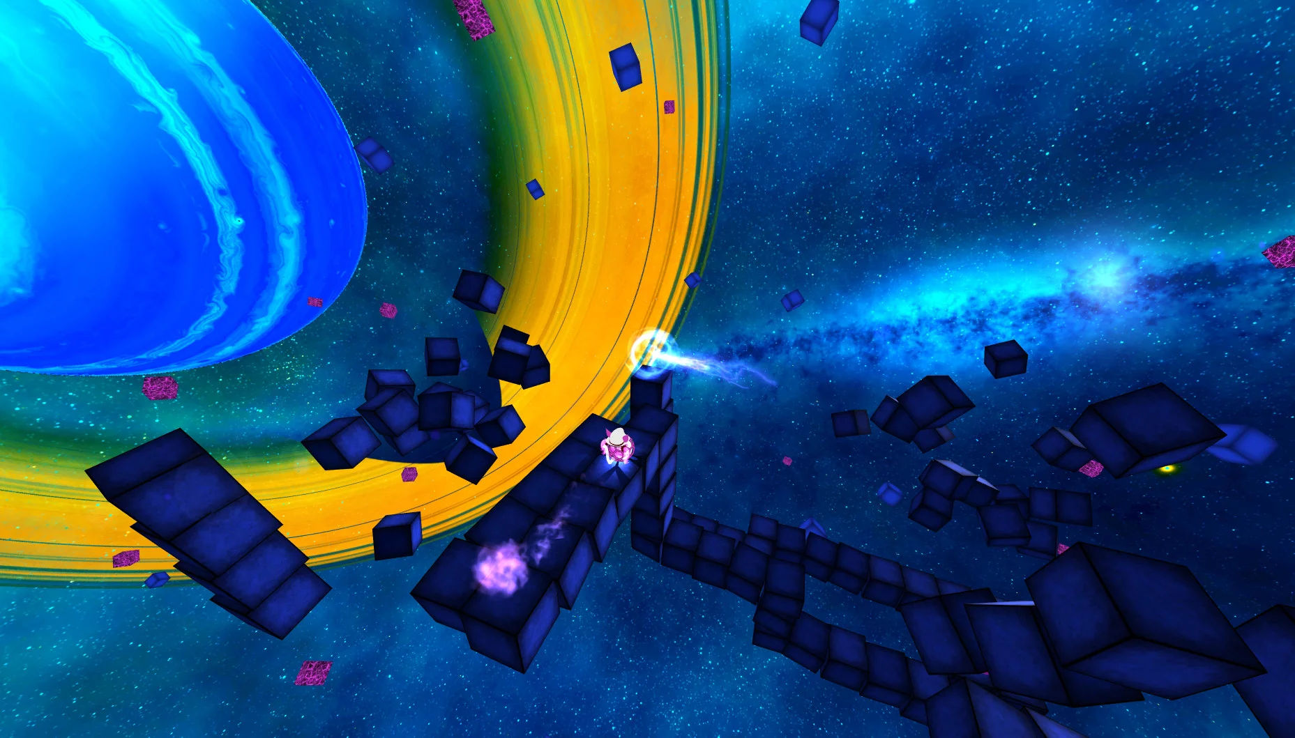 Изображение игры: Deep Blue 3D Maze in Space