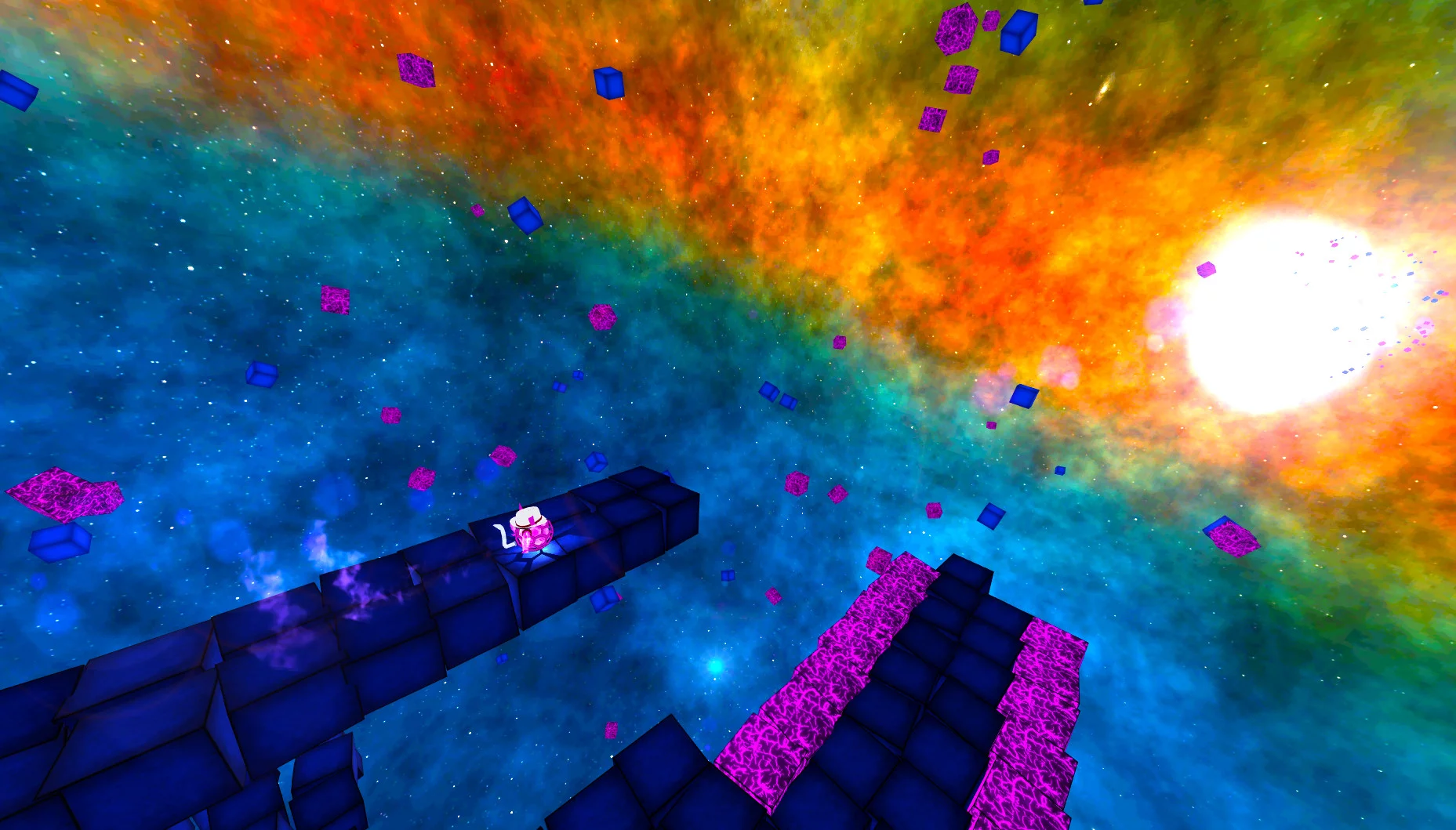 Изображение игры: Deep Blue 3D Maze in Space
