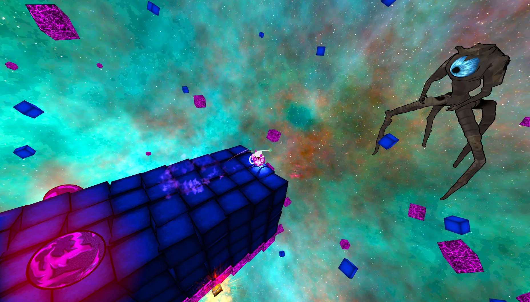 Изображение игры: Deep Blue 3D Maze in Space