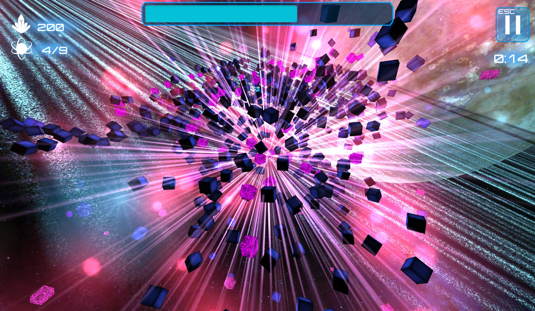 Изображение игры: Deep Blue 3D Maze in Space