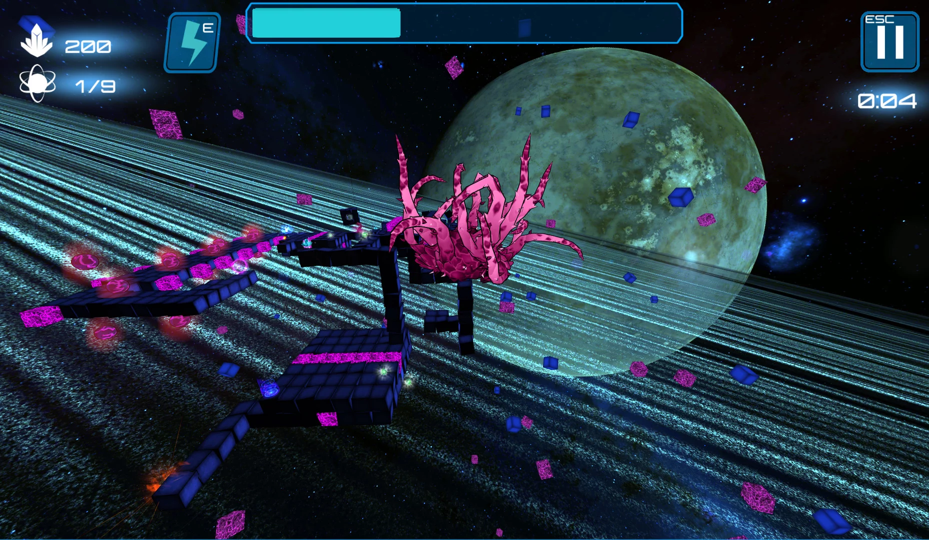 Изображение игры: Deep Blue 3D Maze in Space