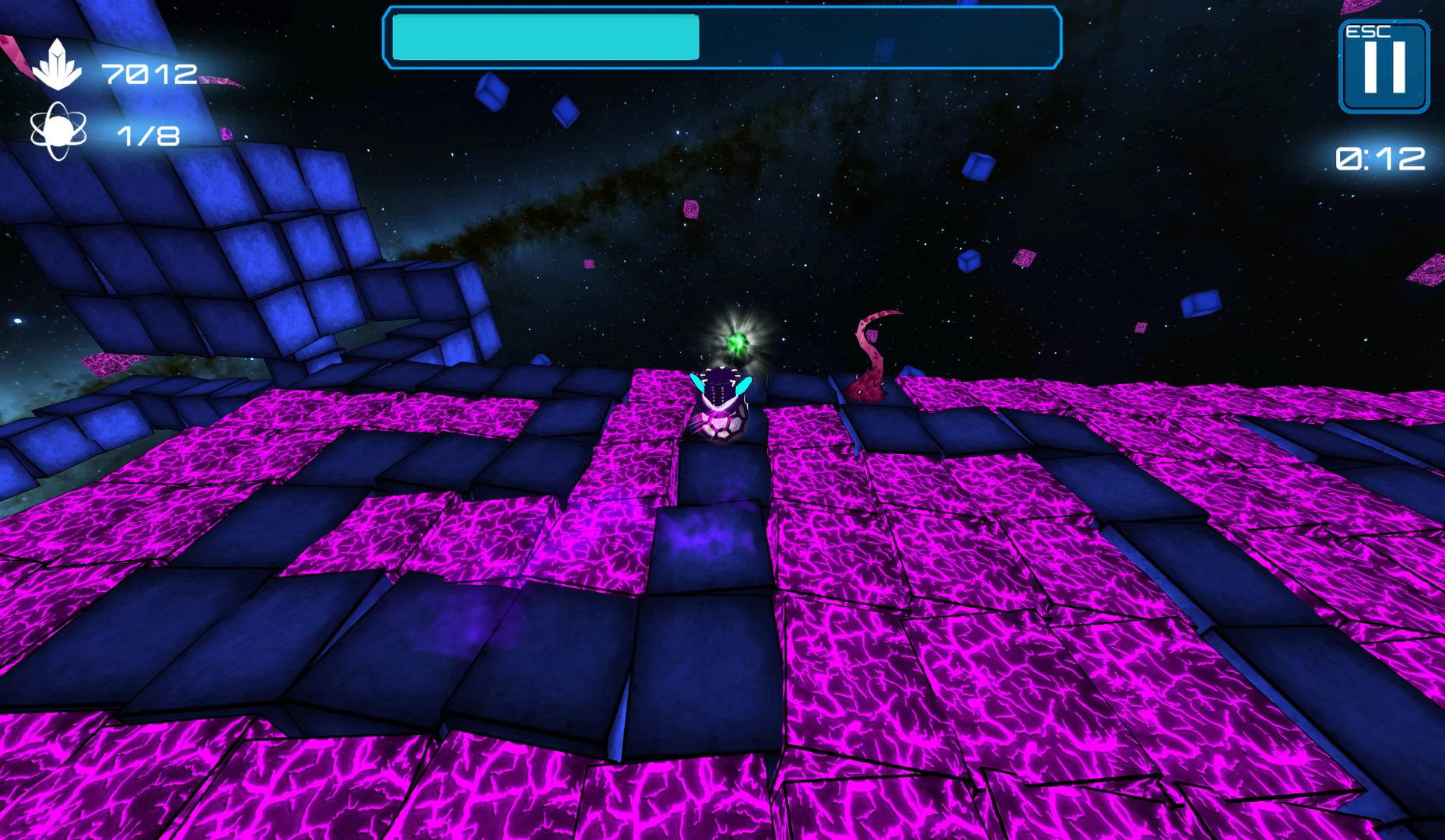 Изображение игры: Deep Blue 3D Maze in Space