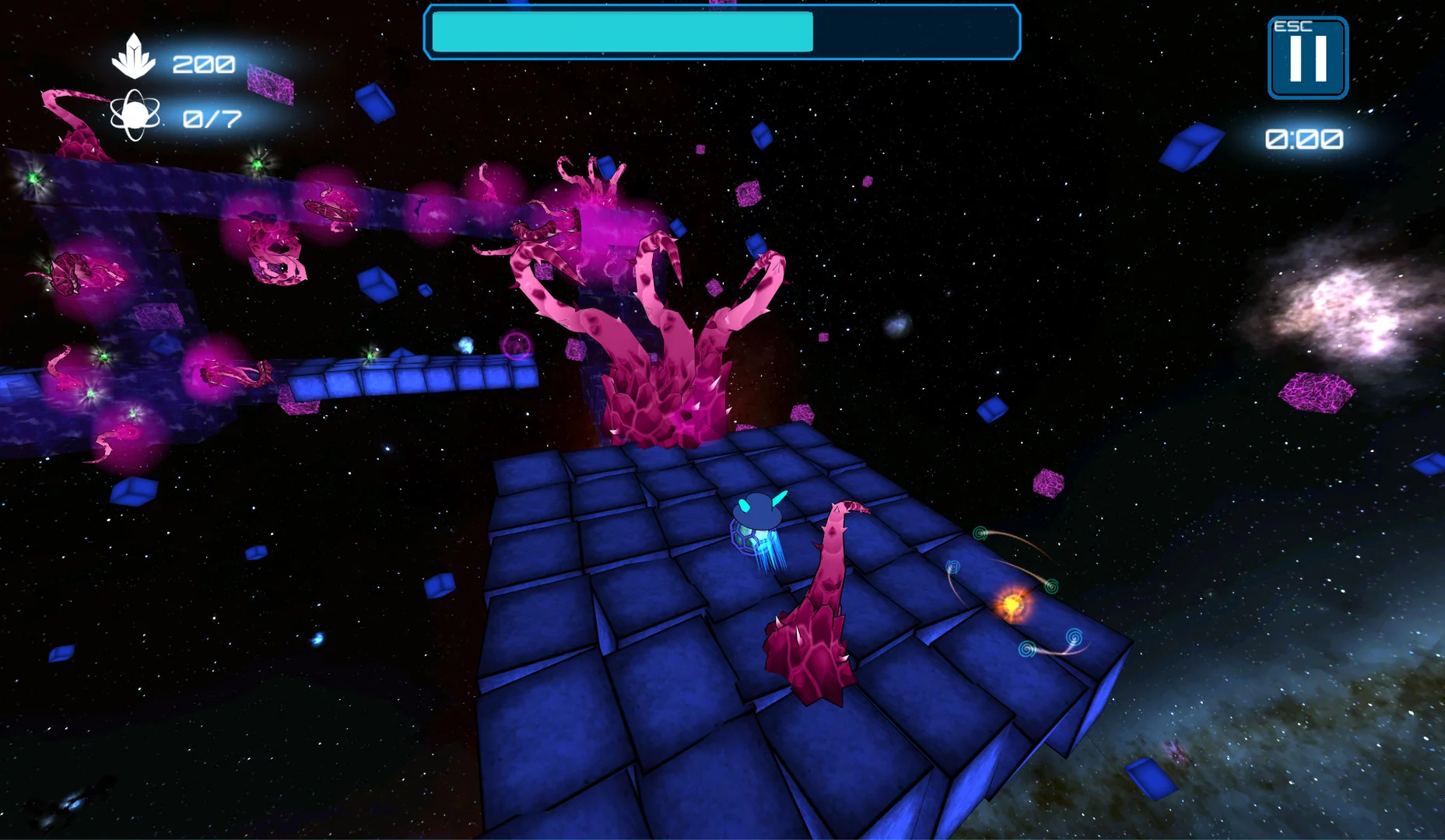 Изображение игры: Deep Blue 3D Maze in Space