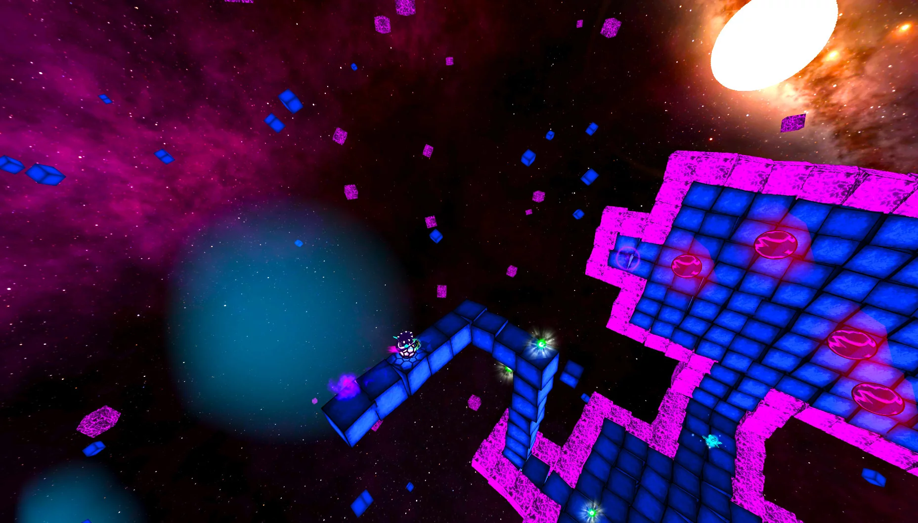 Изображение игры: Deep Blue 3D Maze in Space