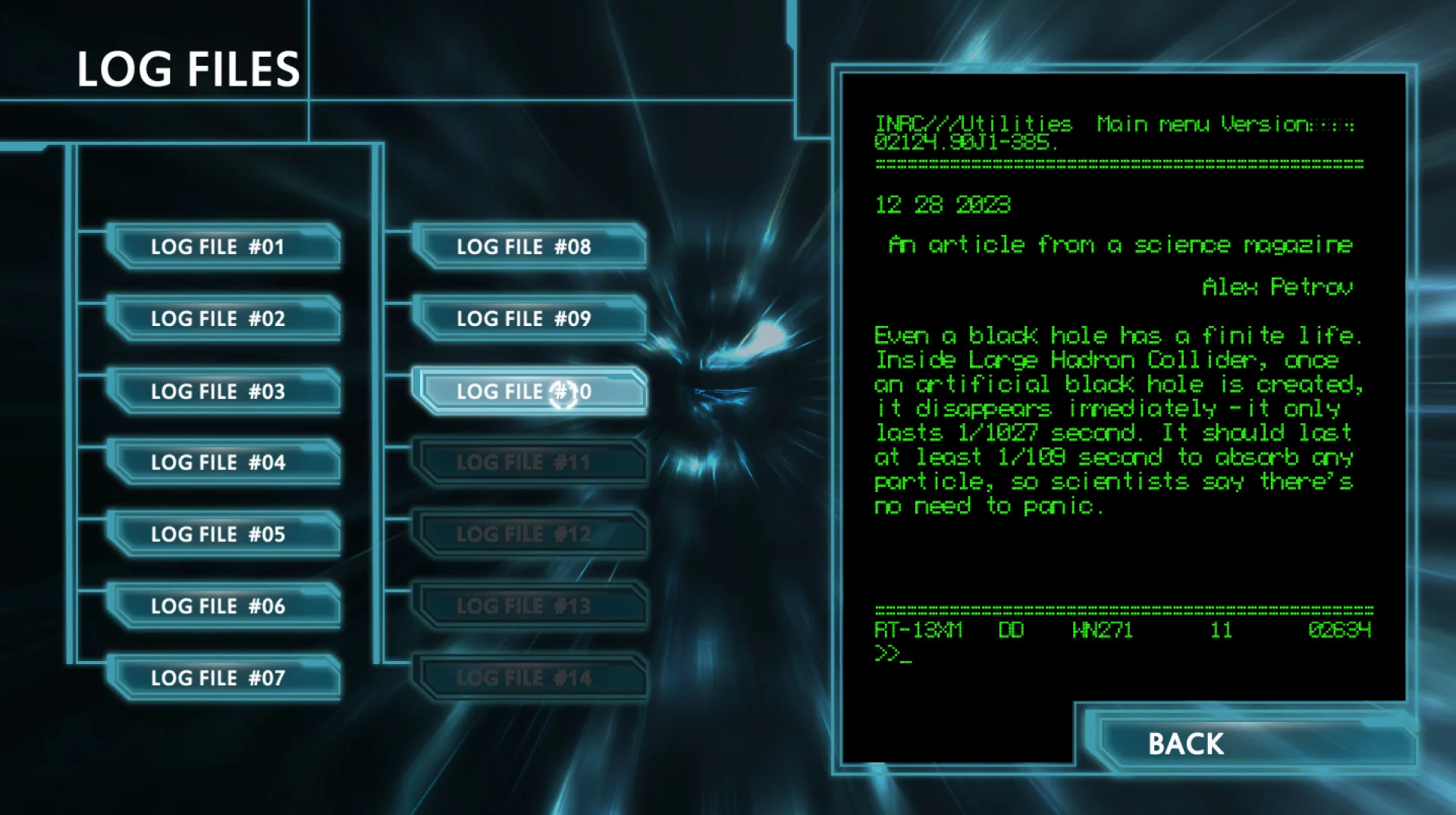 Изображение игры: Black Hole Hazard