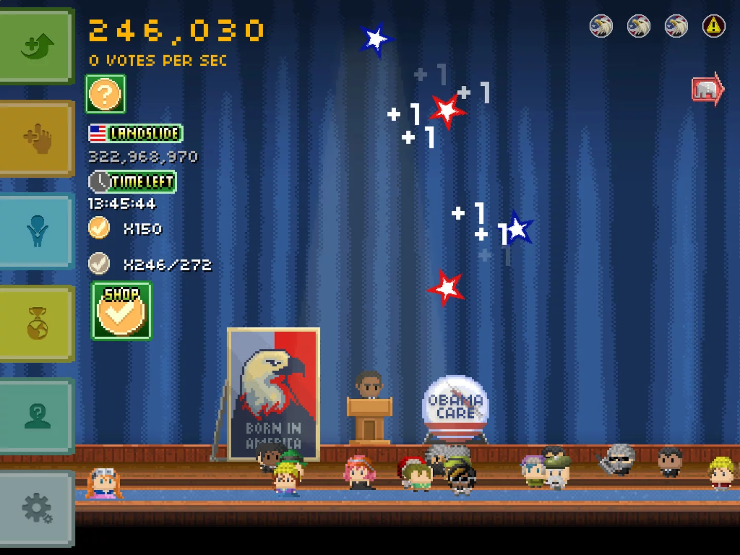 Изображение игры: Campaign Clicker