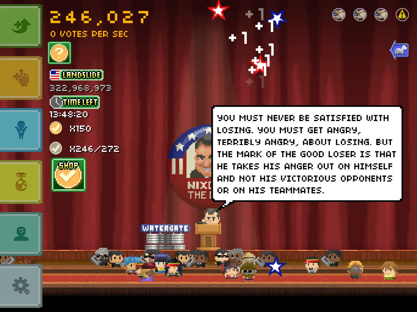 Изображение игры: Campaign Clicker