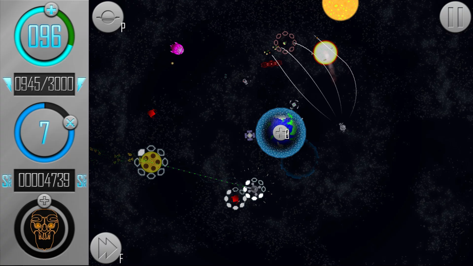 Изображение игры: Orbit: Satellite Defense