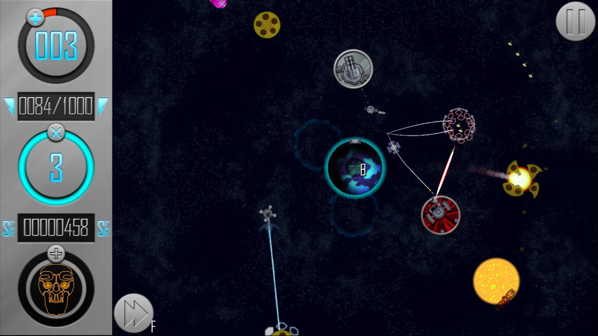 Изображение игры: Orbit: Satellite Defense