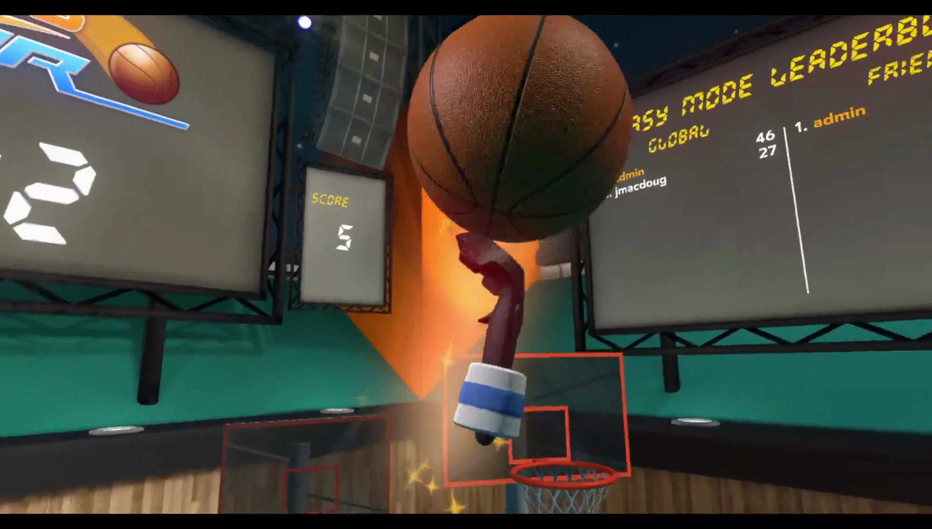 Изображение игры: Hoops VR