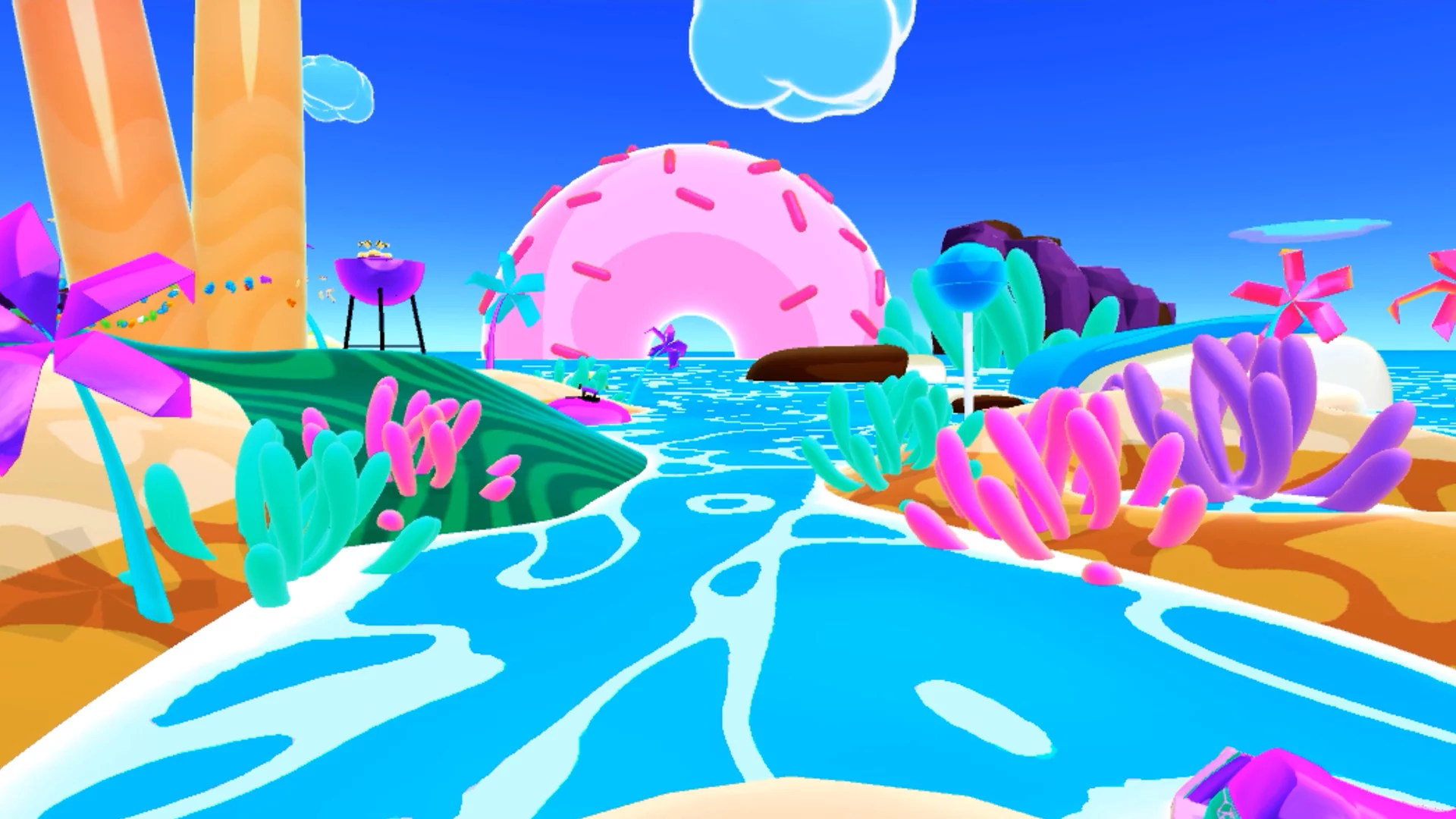 Изображение игры: Playthings: VR Music Vacation