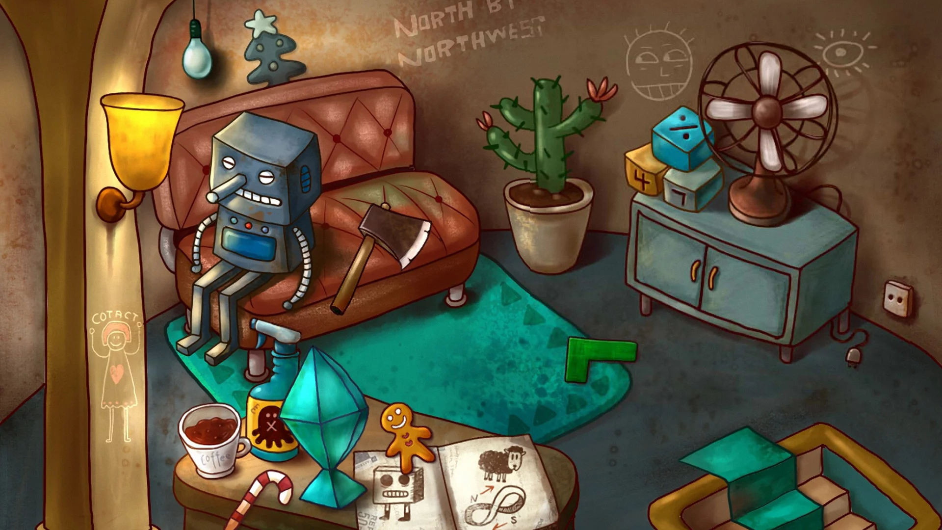 Изображение игры: Mr. Pumpkin Adventure