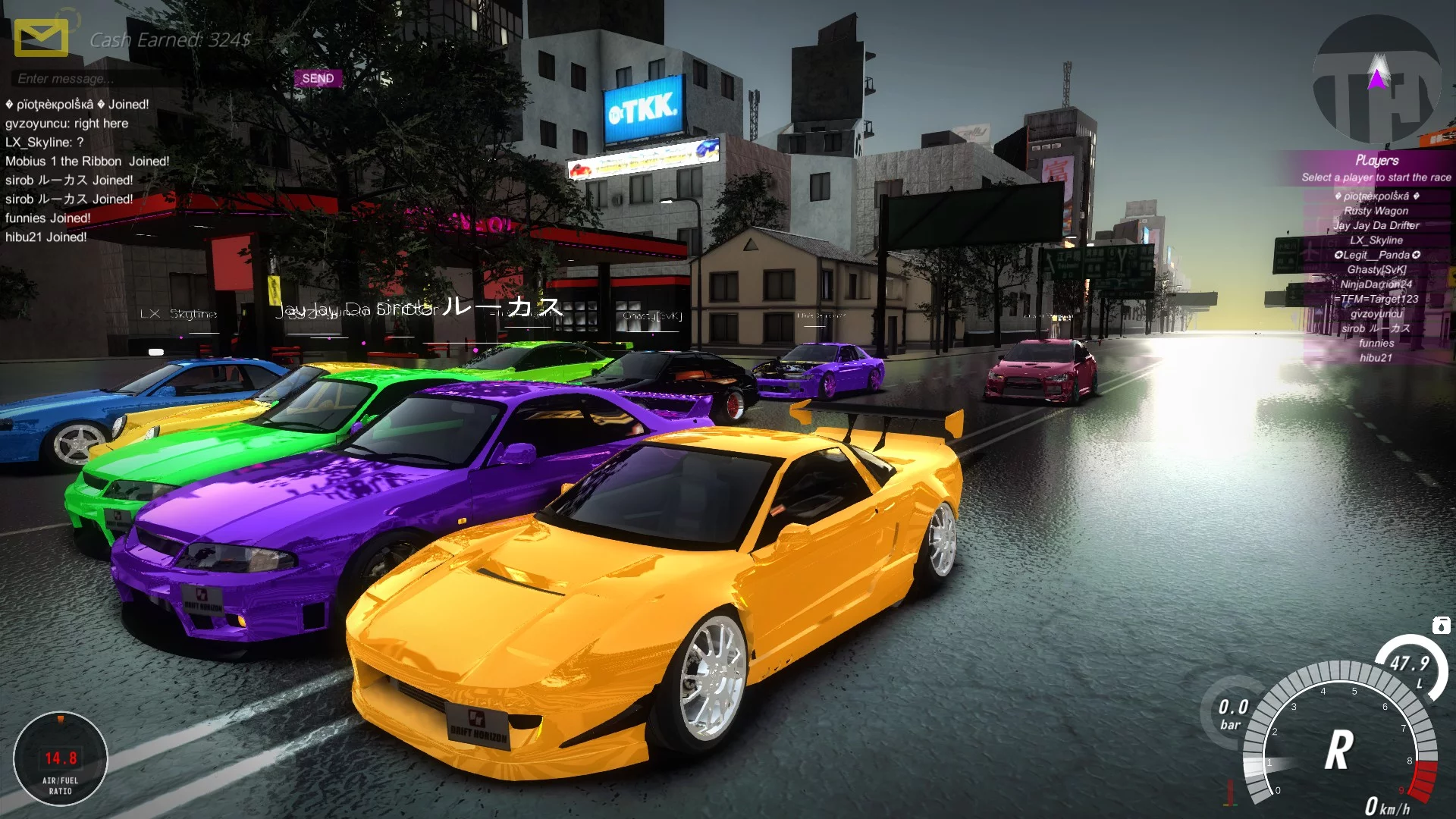 Изображение игры: Drift Horizon Online