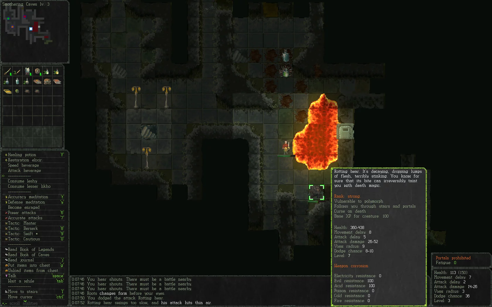 Изображение игры: Vanilla Bagel: The Roguelike